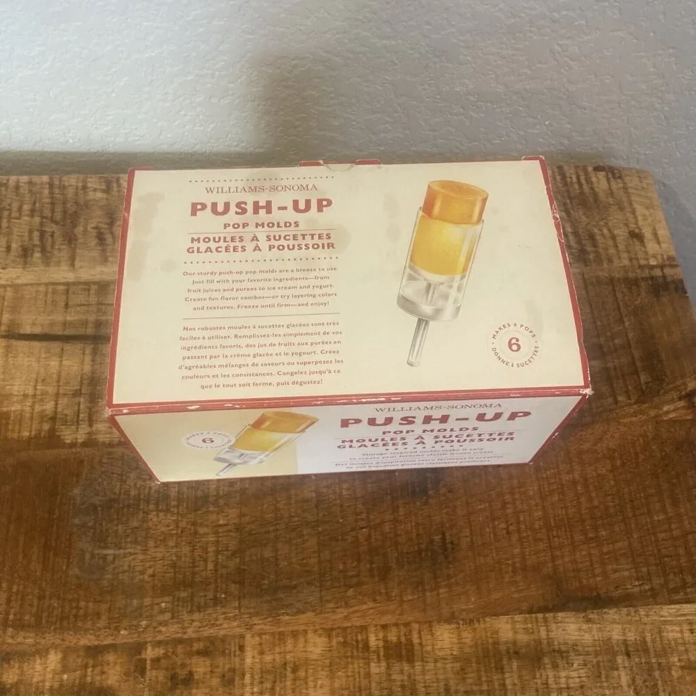 Williams-Sonoma Classic Pop Molds Makes 6 Pops Vintage Inspired MISSING 1 Stick